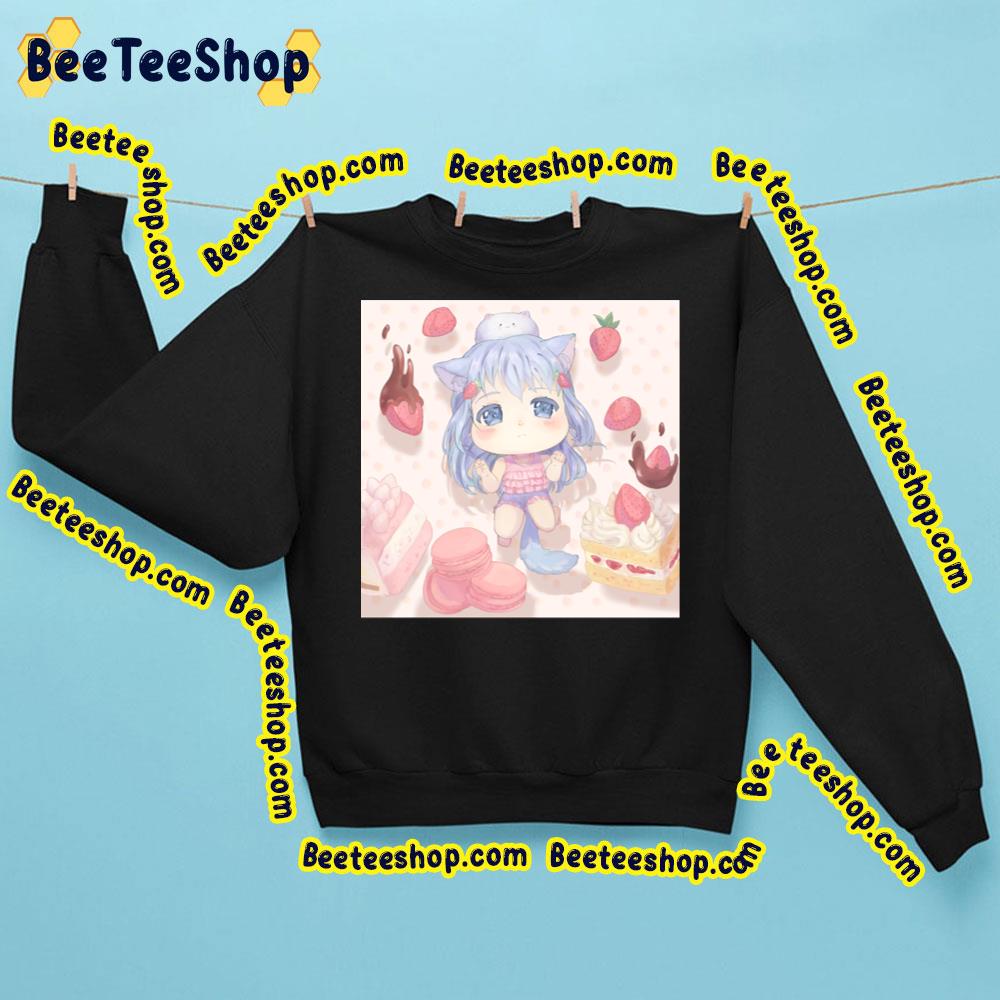 Neko Desu Sweet Cakes Trending Unisex Sweatshirt