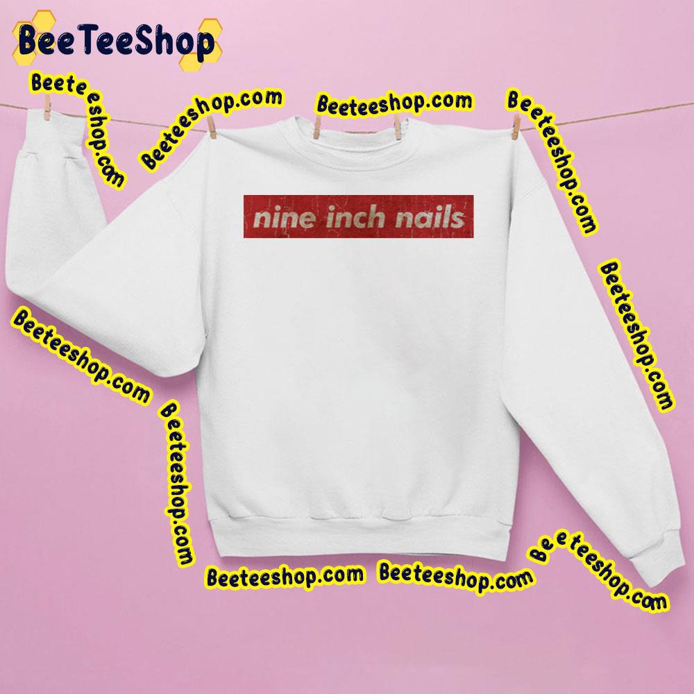 Nine Inch Nails Simple Red Vintage Trending Unisex Sweatshirt