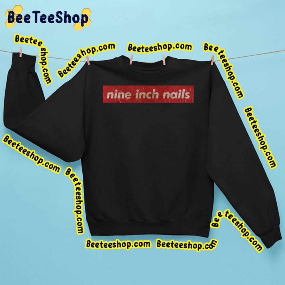 Nine Inch Nails Simple Red Vintage Trending Unisex Sweatshirt