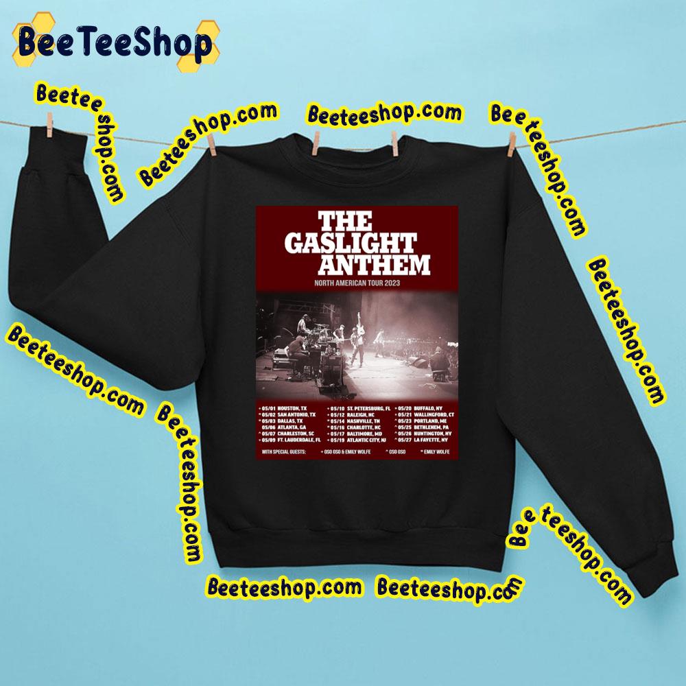 North American Tour Dates 2023 The Gaslight Anthem Trending Unisex Sweatshirt