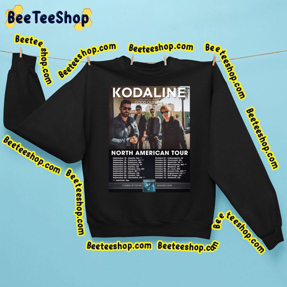 North American Tour Kodaline With Good Old War Trending Unisex Sweatshirt