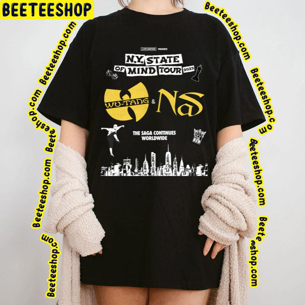 Ny State Of Mind Tour 2023 Wu-Tang Clan And Nas Announce World Tour Trending Unisex T-Shirt