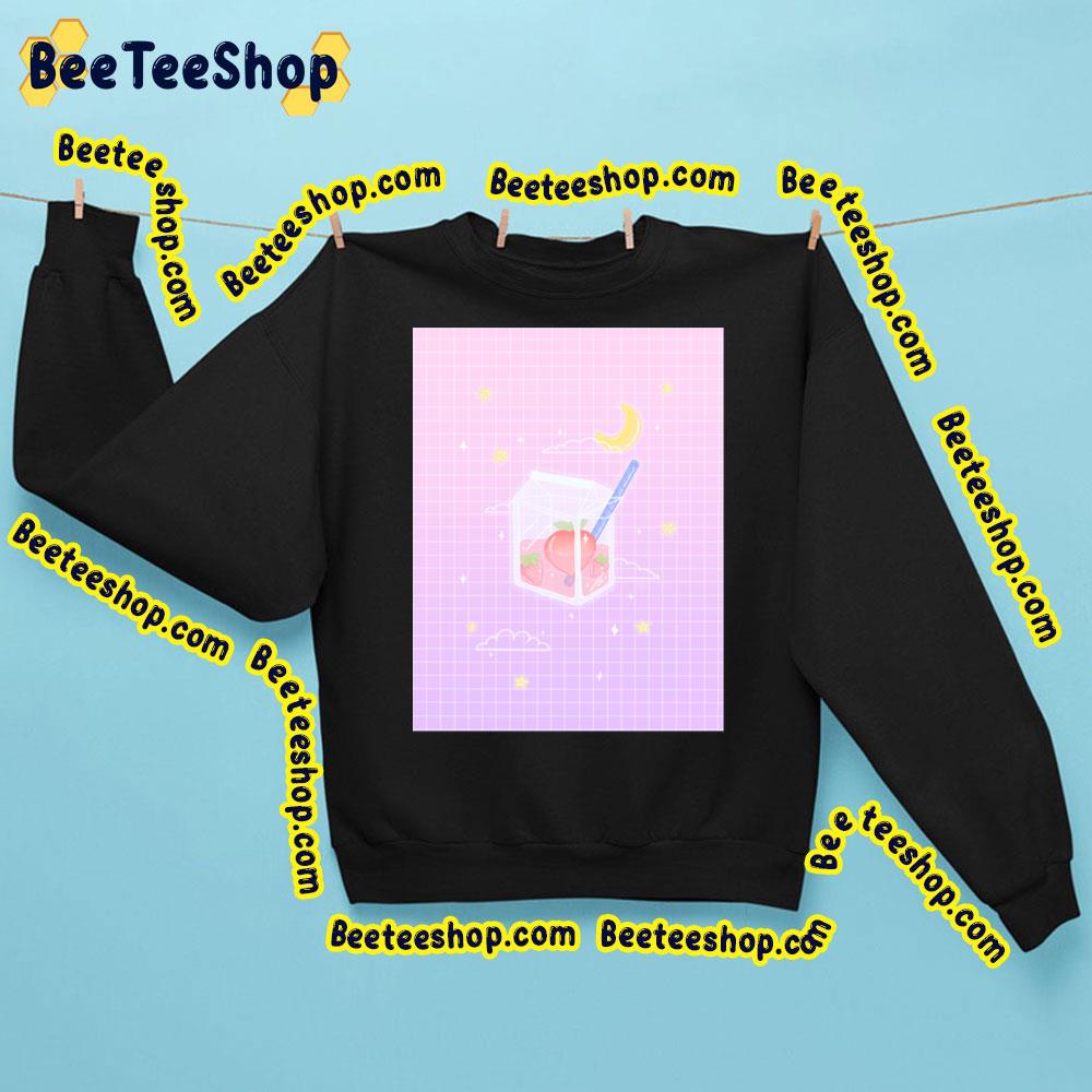 Peachy Milk Sweet Art Trending Unisex Sweatshirt