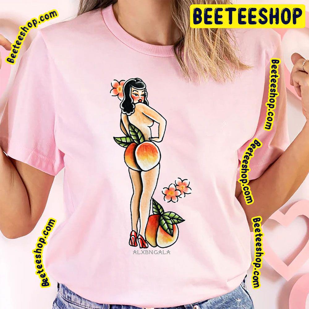 Peachy Pin Up Trending Unisex T-Shirt