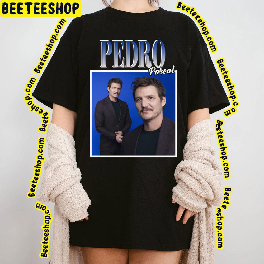 Pedro Pascal Blue Vintage Trending Unisex T-Shirt