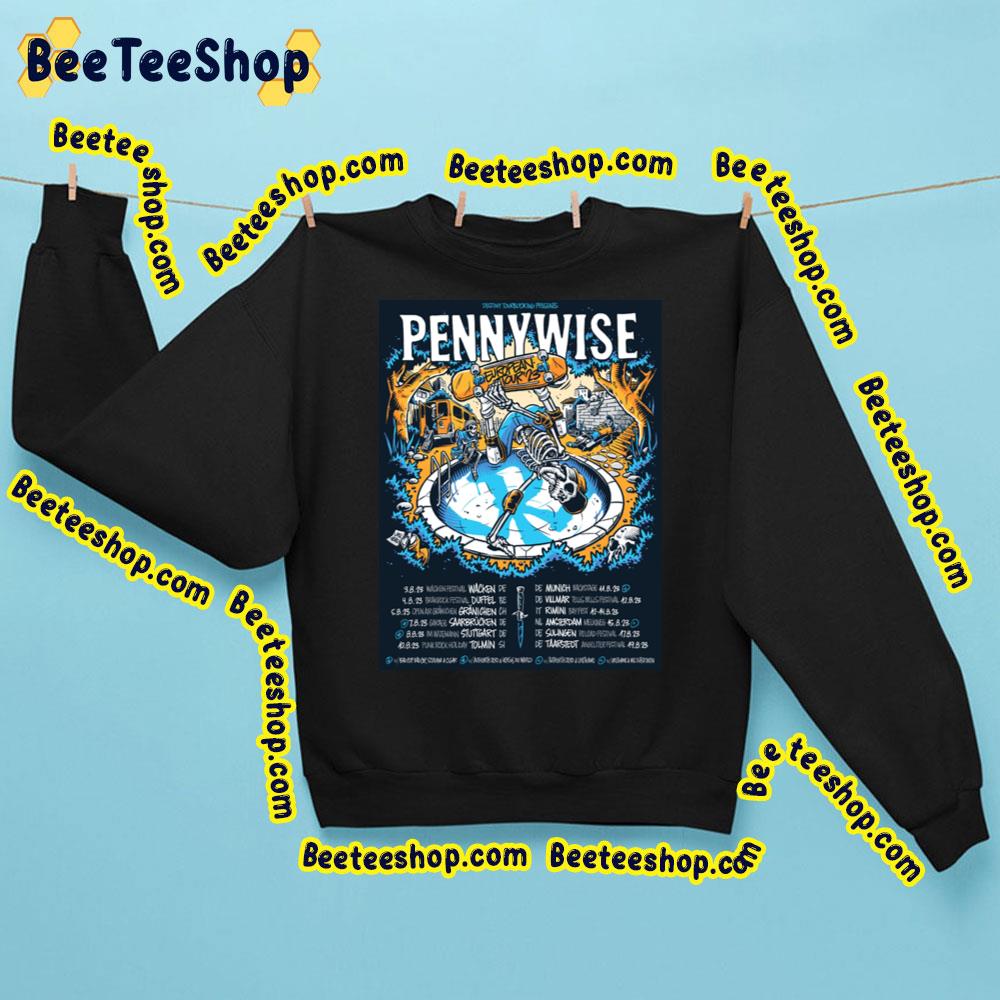 Pennywise Eoropean Tour 2023 Trending Unisex Sweatshirt