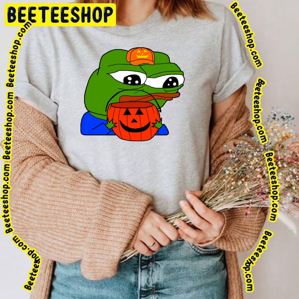 Pepe Halloween Pumpkin Apu Trending Unisex T-Shirt - Beeteeshop