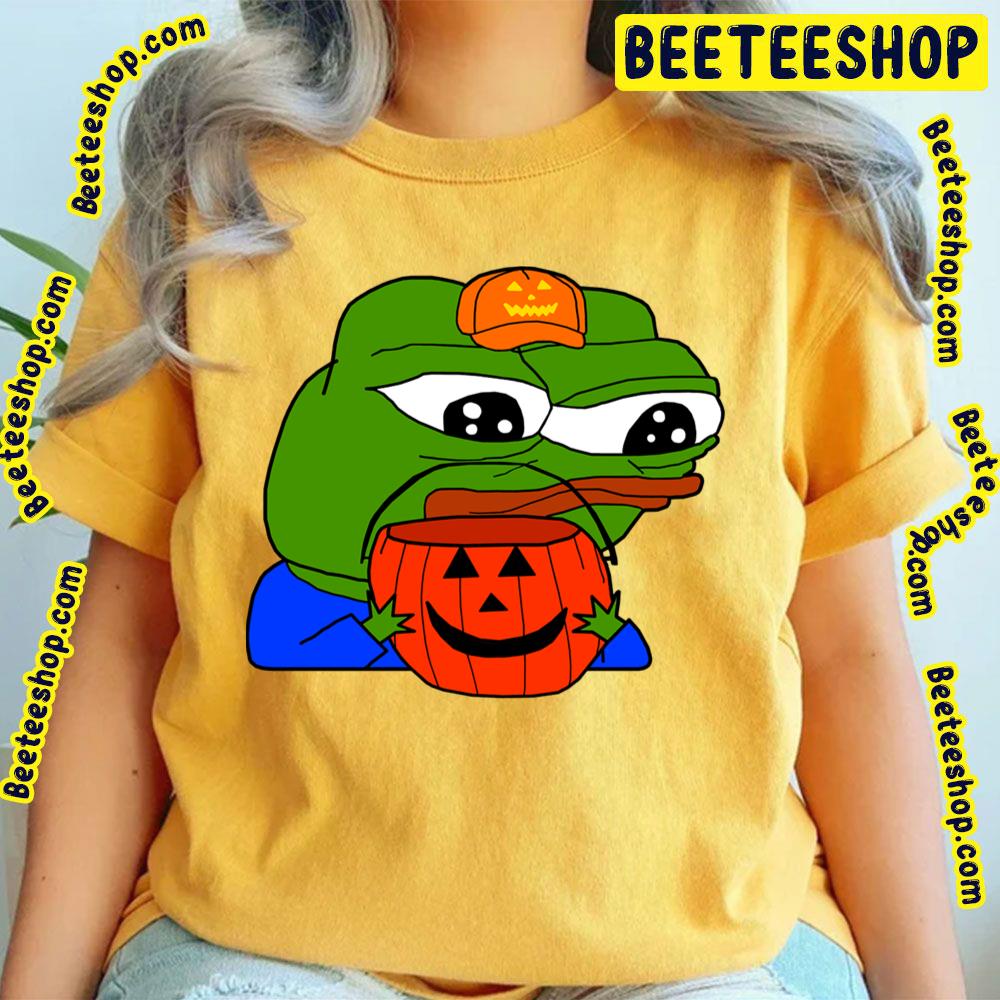 Pepe Halloween Pumpkin Apu Trending Unisex T-Shirt - Beeteeshop