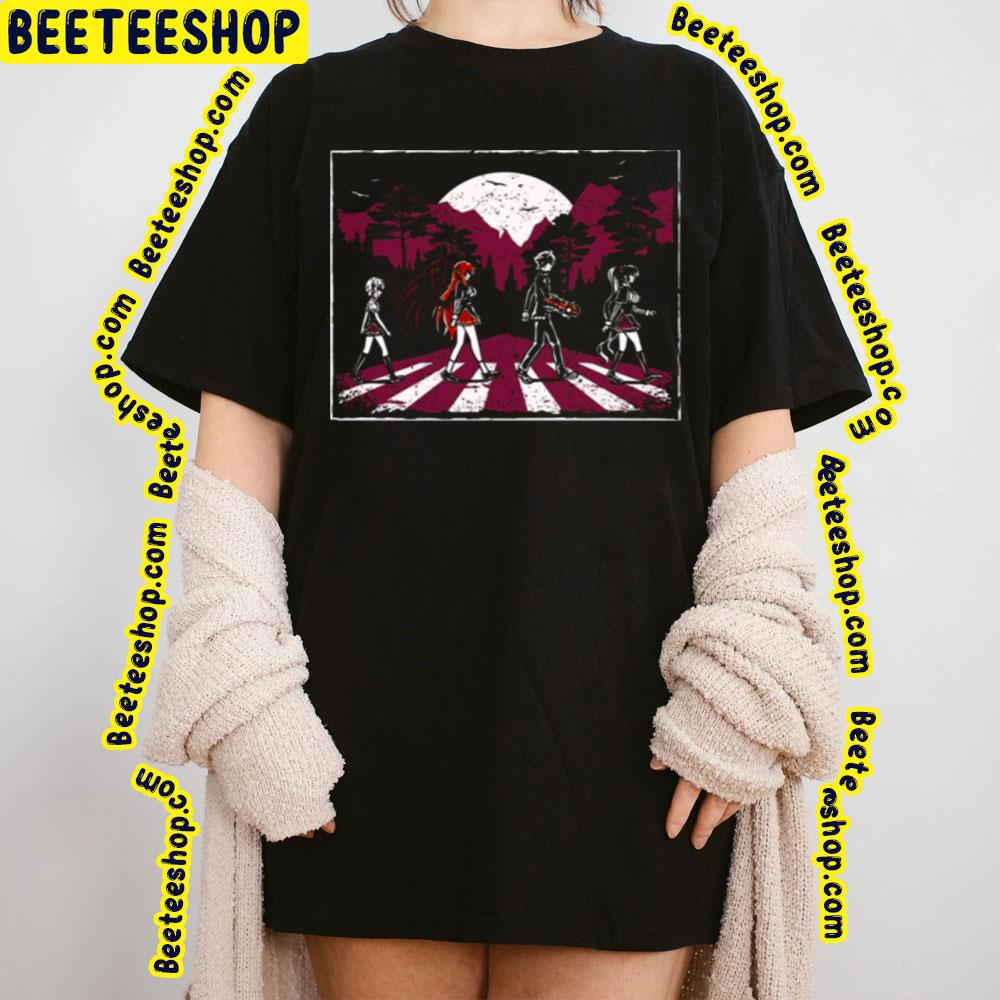 Pink Art Abbey Road High School Dxd Trending Unisex T-Shirt
