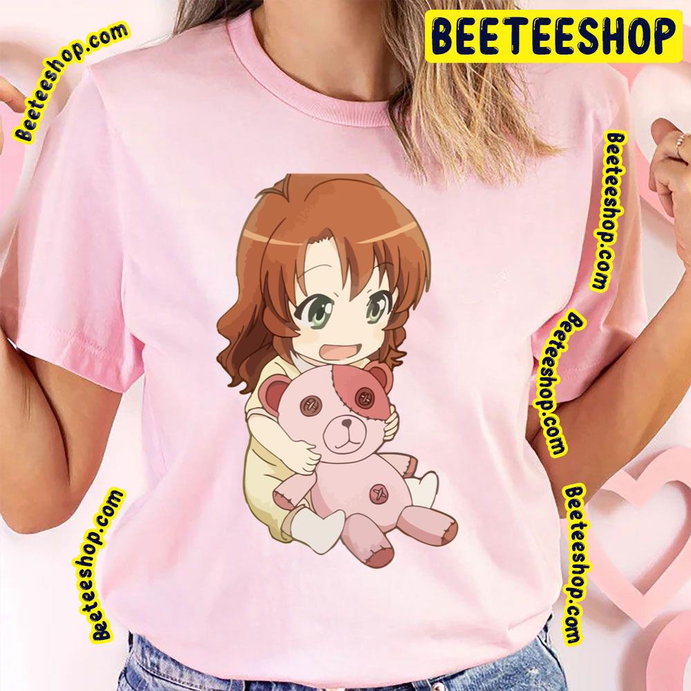 Pink Bear Komari Crying Non Non Biyori Trending Unisex T-Shirt