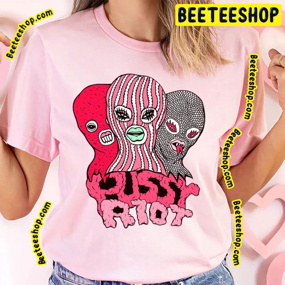 Pink Red Art Pussy Riot Trending Unisex T-Shirt