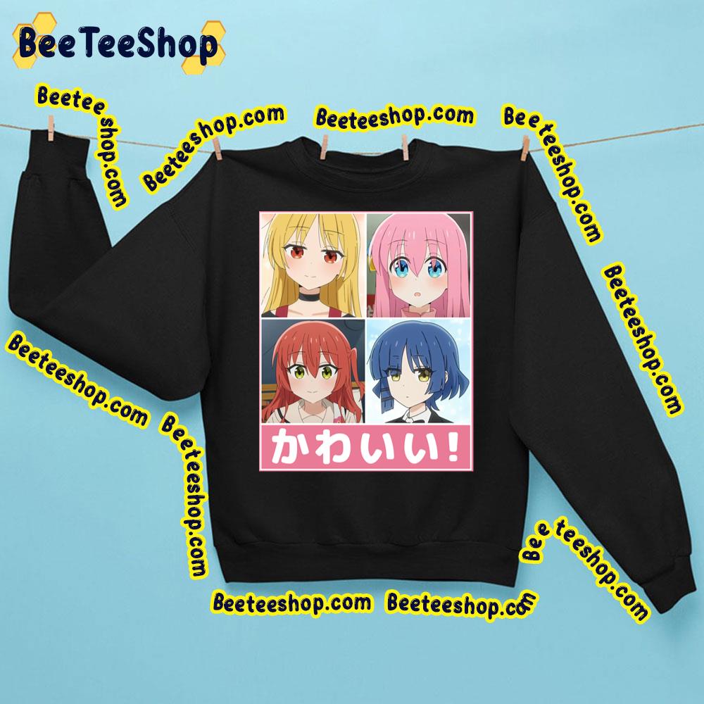 Popart Hitori Gotoh Kita Ikuyo Nijika Ijichi Ryо̄ Yamada Bocchi The Rock! Trending Unisex Sweatshirt