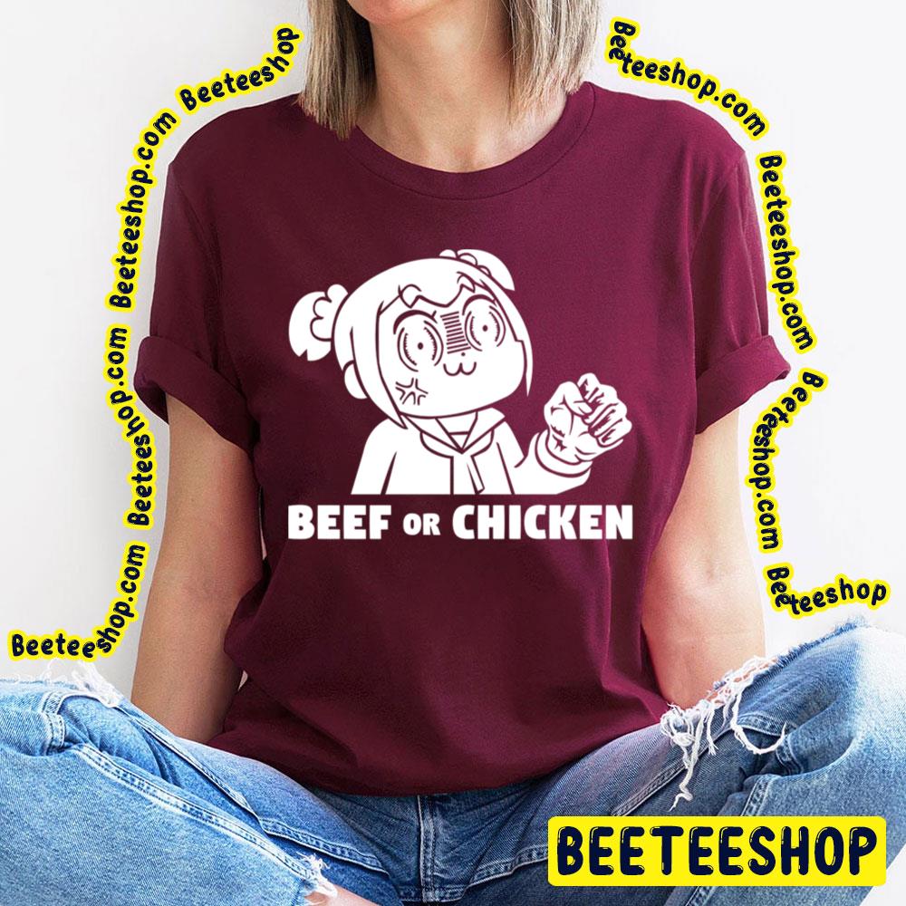 Popuko X Beef Or Chicken Pop Team Epic Trending Unisex T-Shirt