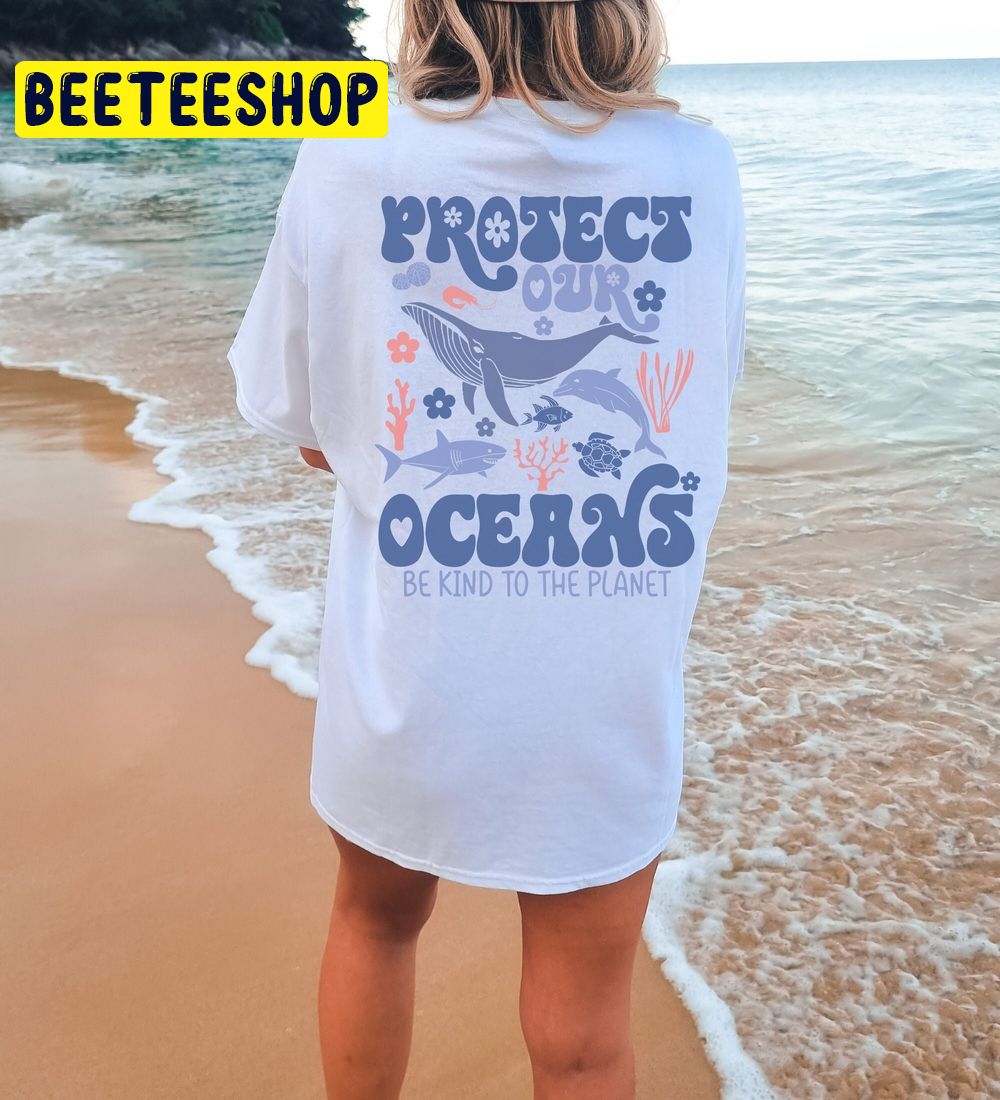 Protect Our Oceans Wave Riders Surfing Trending Unisex T-Shirt