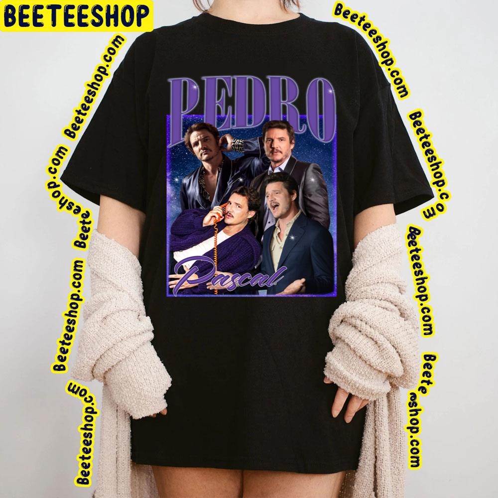 Purple Vintage Pedro Pascal Trending Unisex T-Shirt