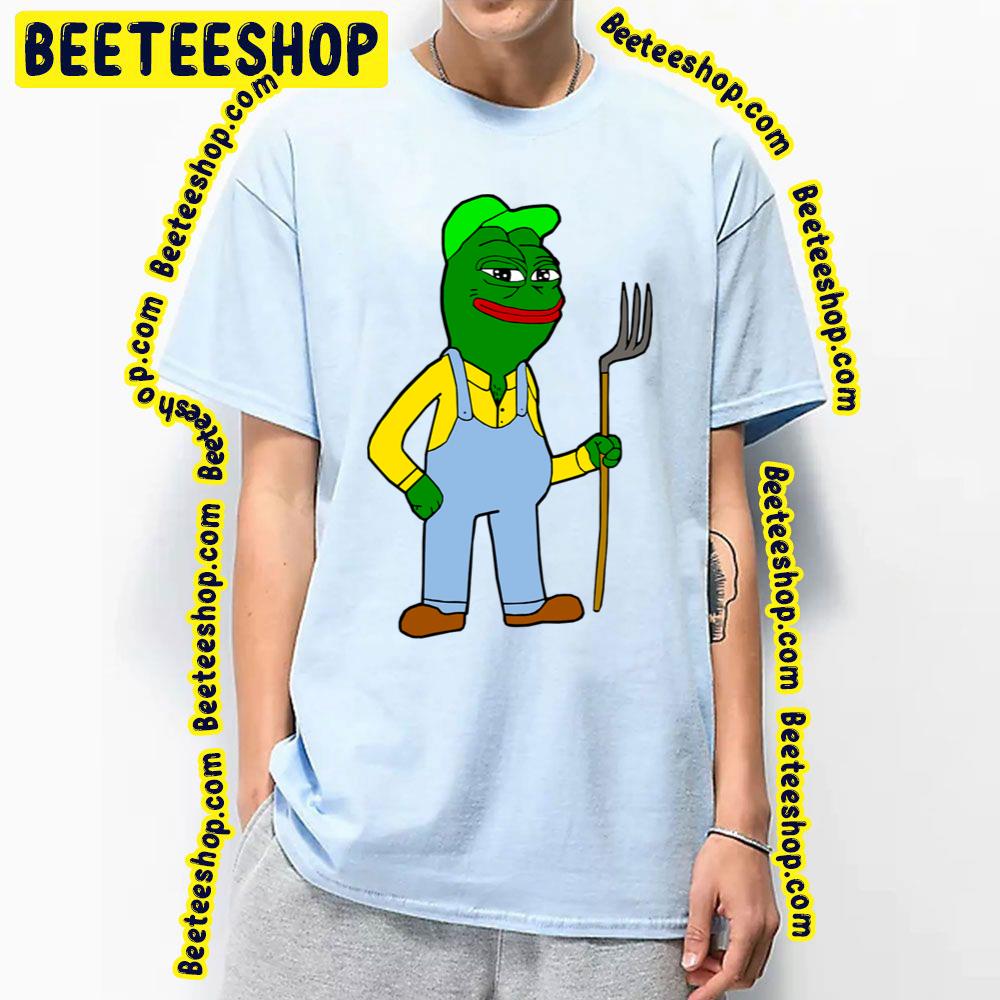 Rare Farmer Pepe Trending Unisex T-Shirt