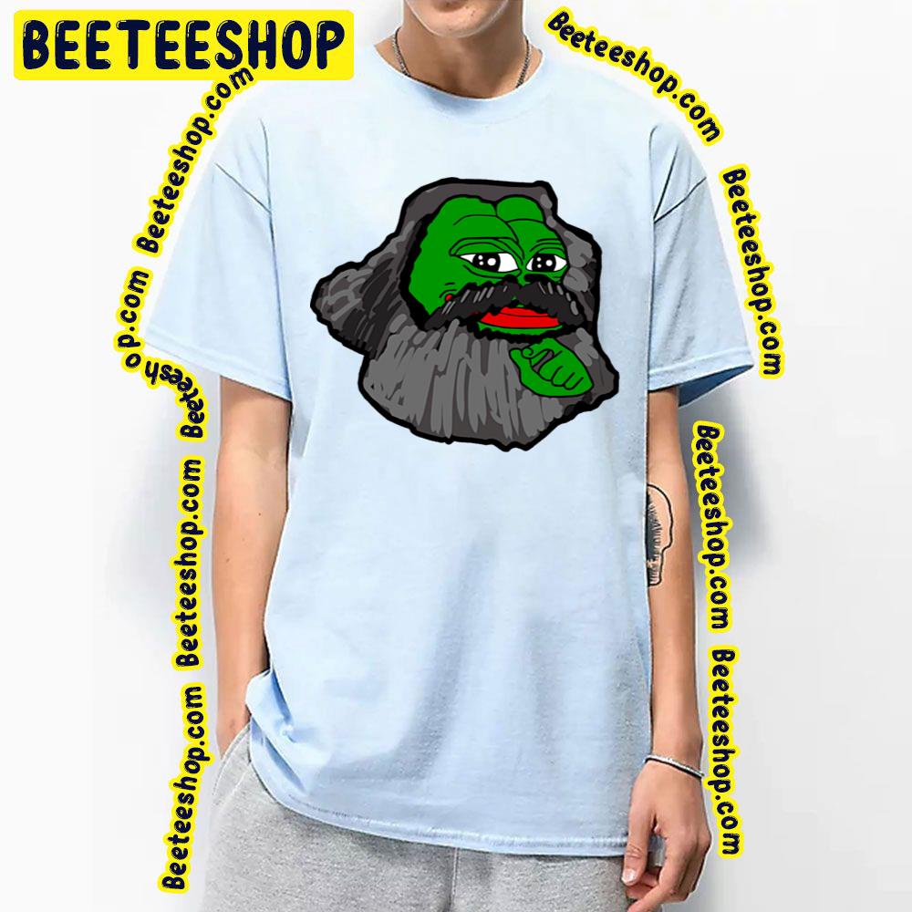 Rare Karl Marx Pepe Active Trending Unisex T-Shirt