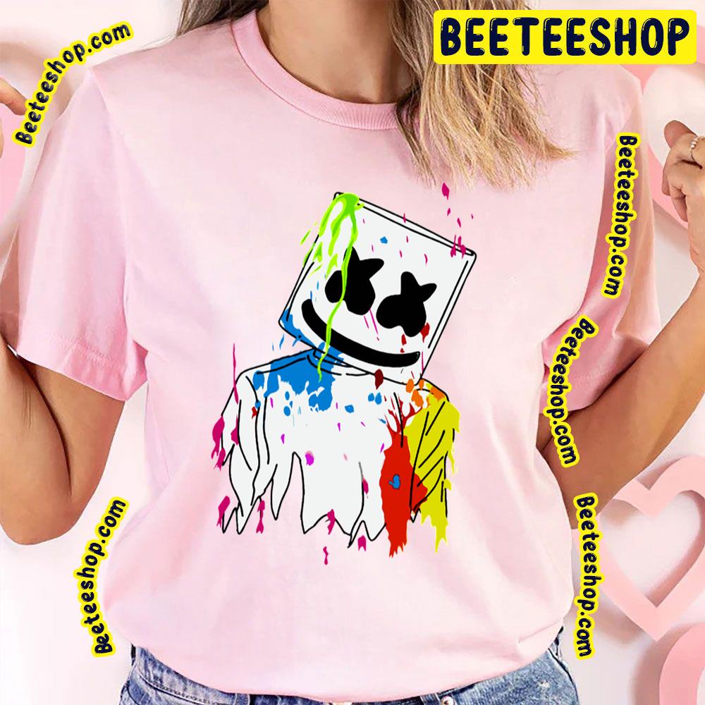 Reainbow Art Marshmello Trending Unisex T-Shirt