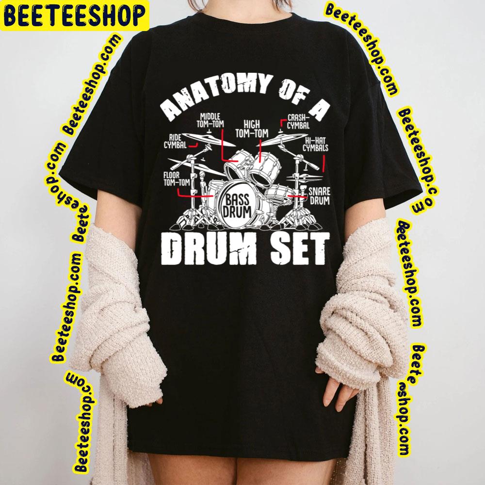 Red Art  Drum Anatomy Trending Unisex T-Shirt