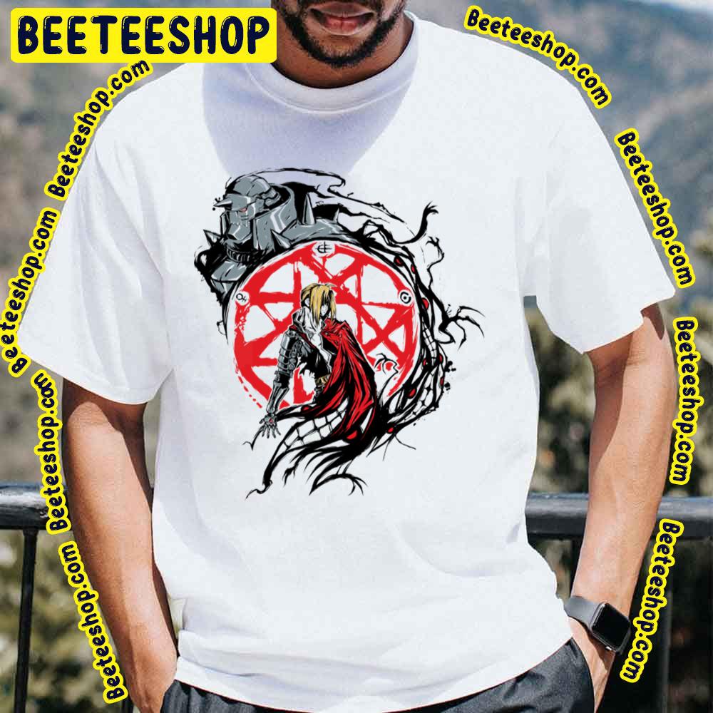 Red Black Art Fullmetal Alchemist Circle Trending Unisex T-Shirt