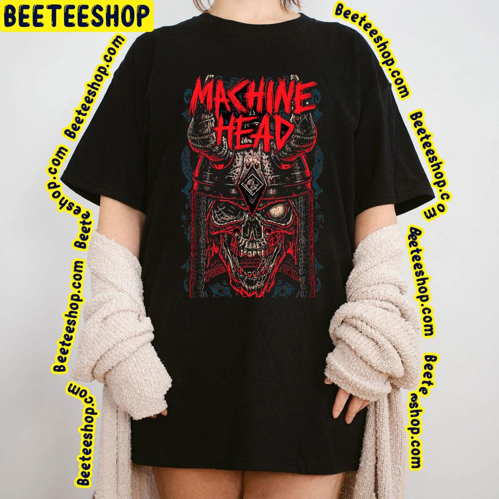 Red Black Art Machine Head Band Trending Unisex T-Shirt