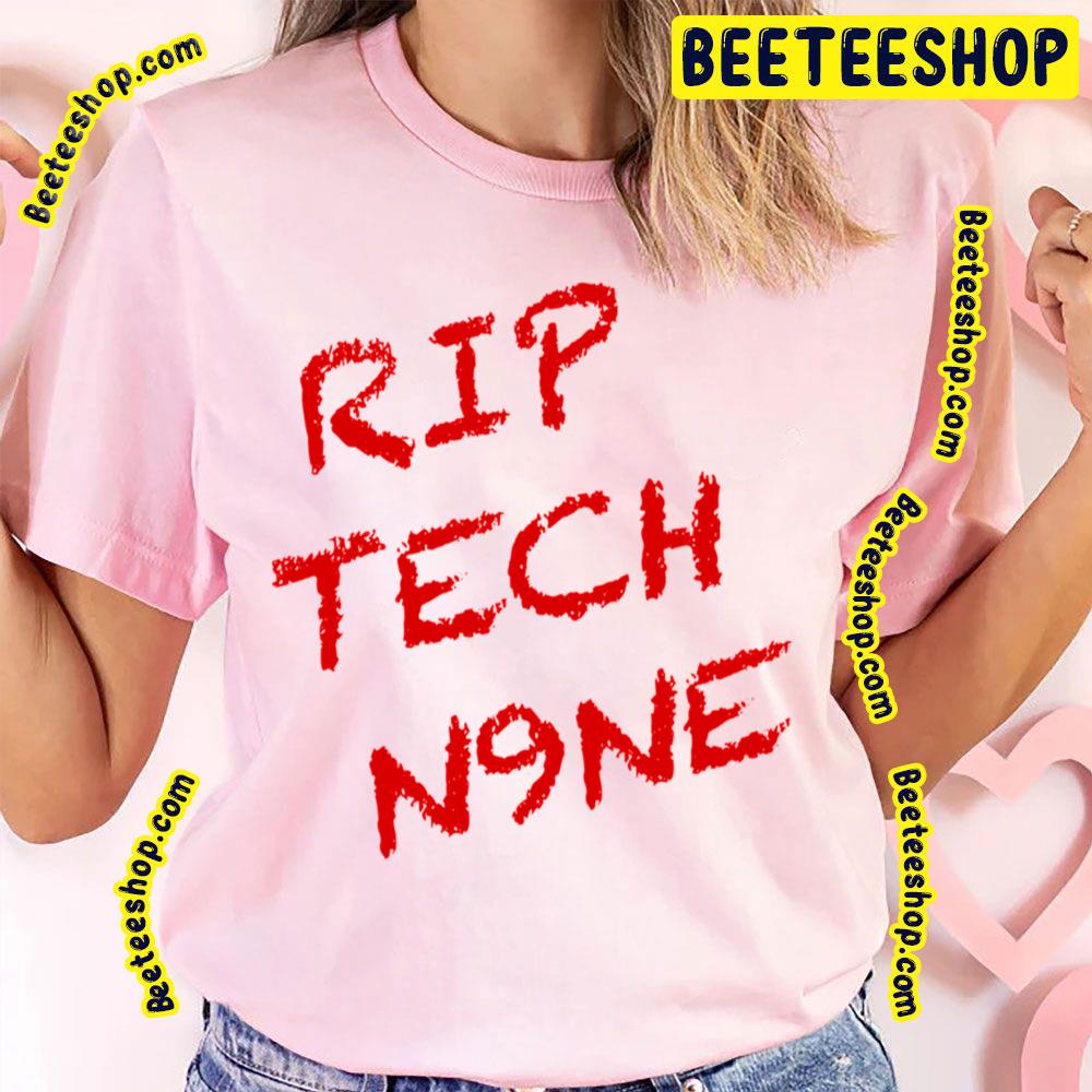 Red Text Rip Tech Nine Trending Unisex T-Shirt