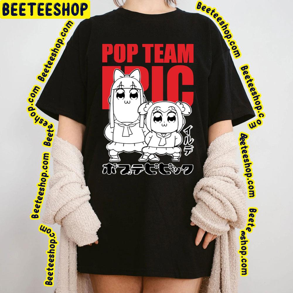 Red White Art Pipimi Popuko Pop Team Epic Trending Unisex T-Shirt