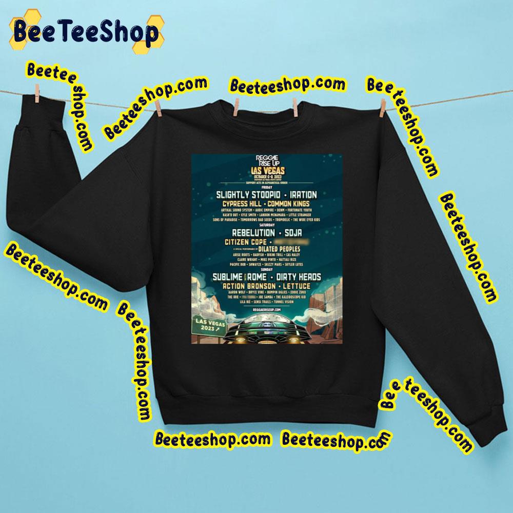 Reggae Rise Up Announces 2023 Las Vegas Lineup Trending Unisex Sweatshirt