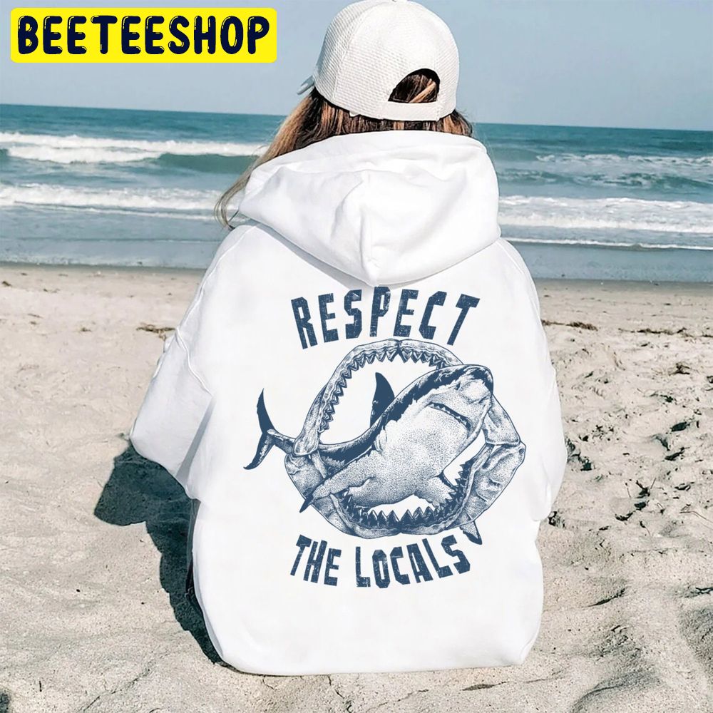 Respect Local Words On Back Beach Trending Unisex Hoodie