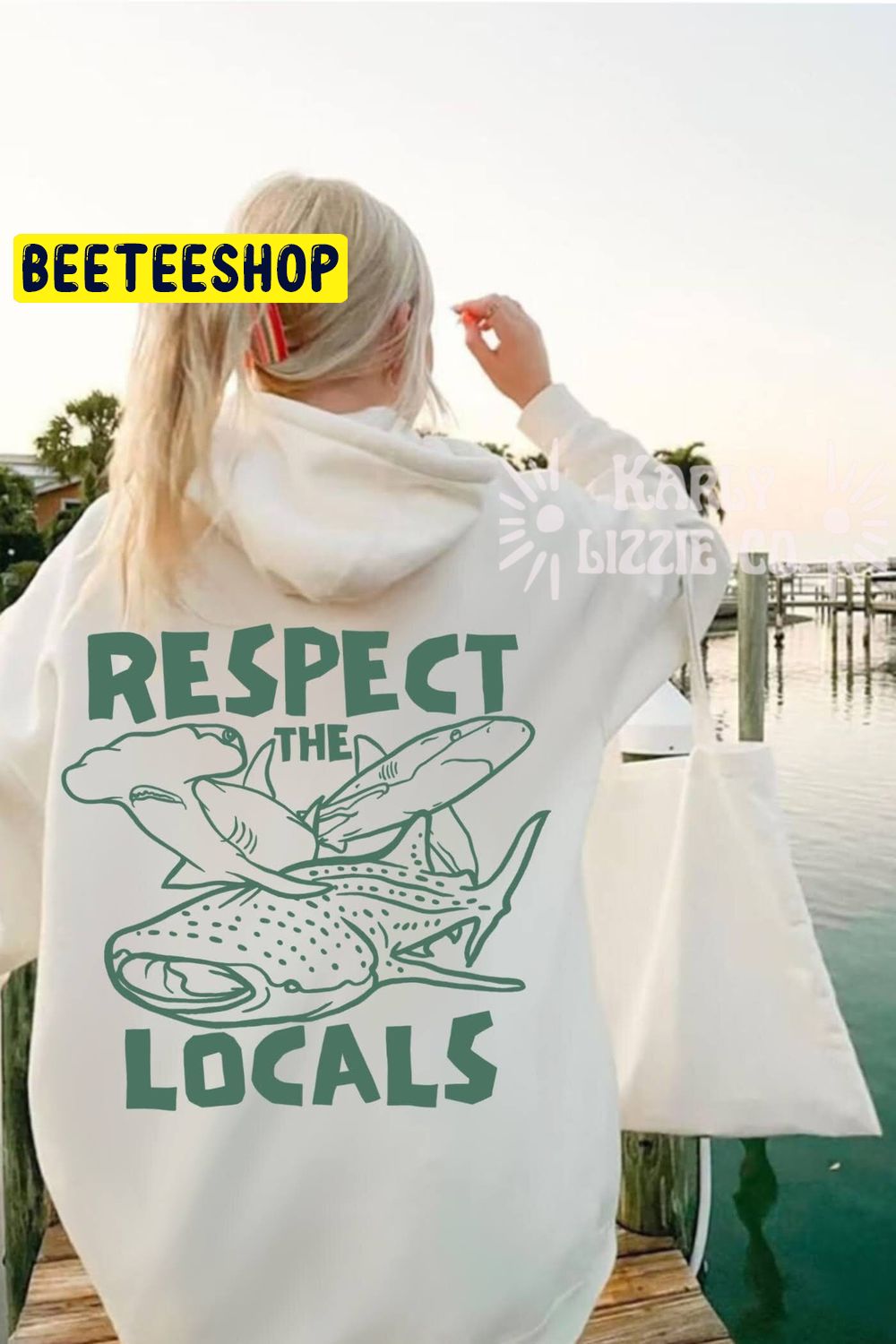 Respect The Locals Whale Shark Trending Unisex Hoodie