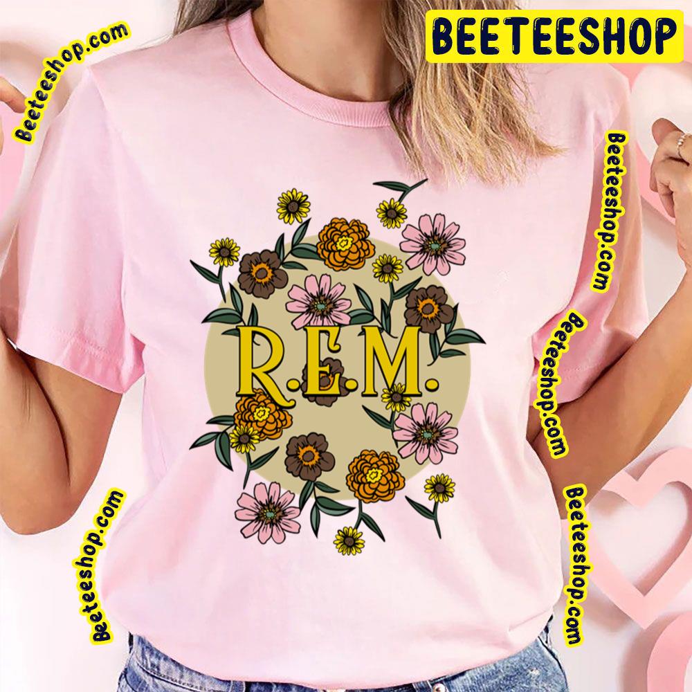 Retro 80s Art Rem Flower Trending Unisex T-Shirt