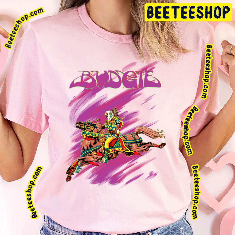 Retro Art Budgie Band Firsrt Album 1971 Trending Unisex T-Shirt