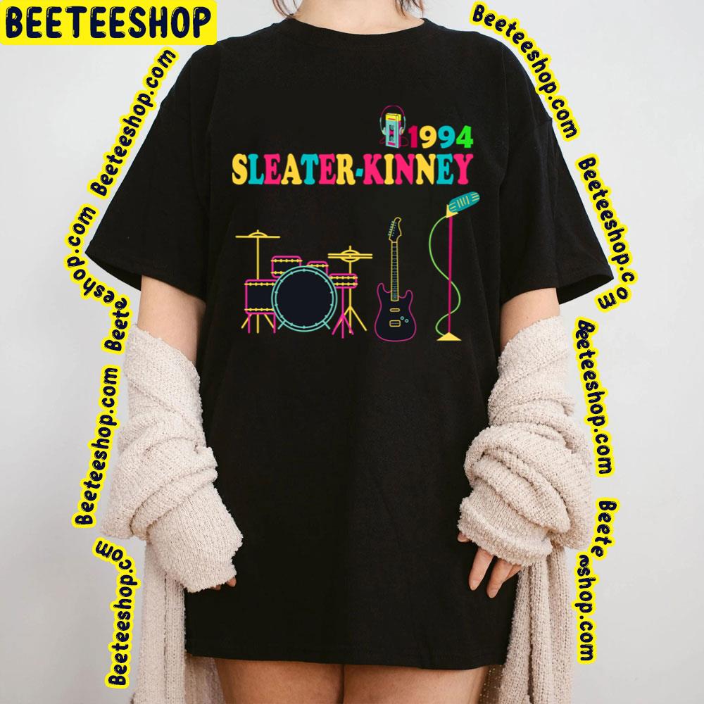 Retro Art Color Sleater Kinney 1994 Trending Unisex T-Shirt