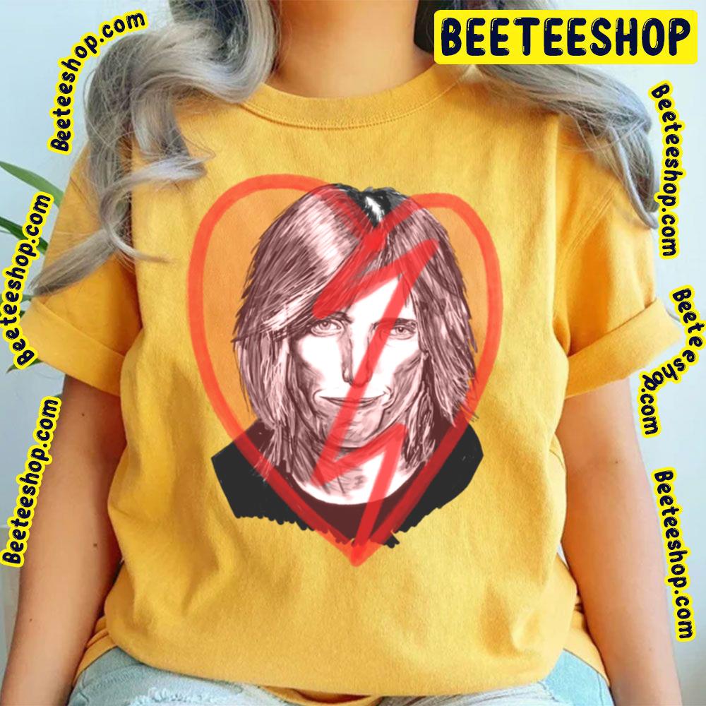 Retro Art Red Heart Tom Petty Trending Unisex T-Shirt