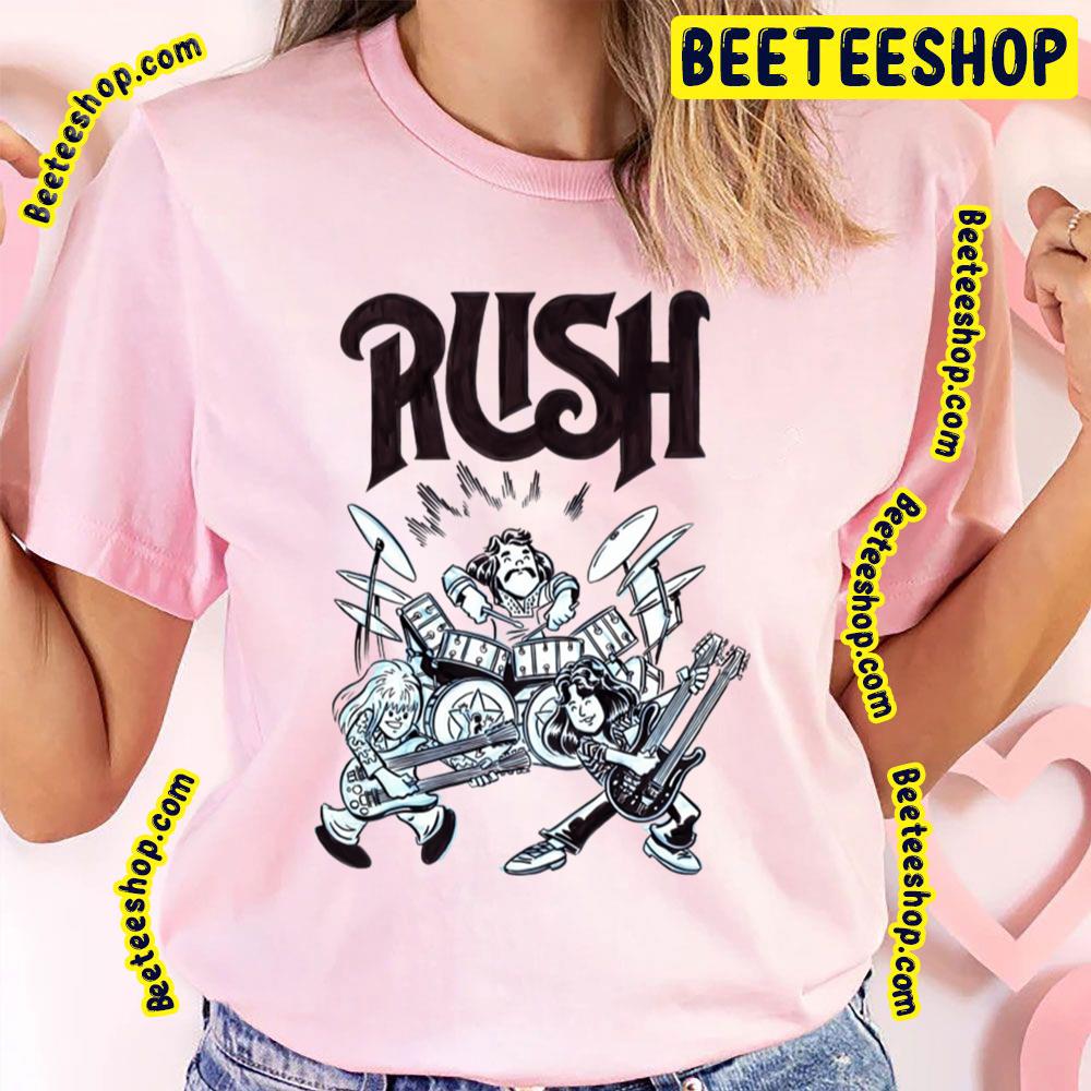 Retro Art Rush Band Rock Trending Unisex T-Shirt