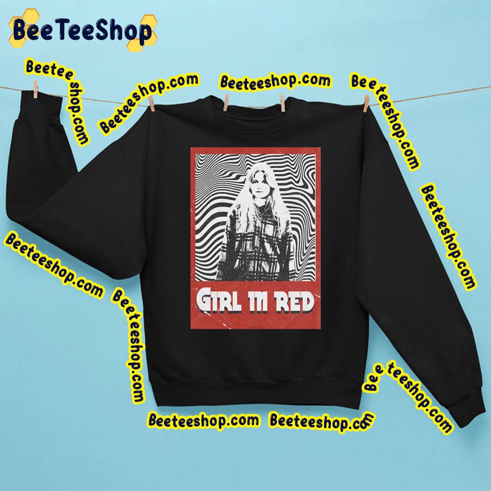 Retro Girl In Red Trending Unisex Sweatshirt