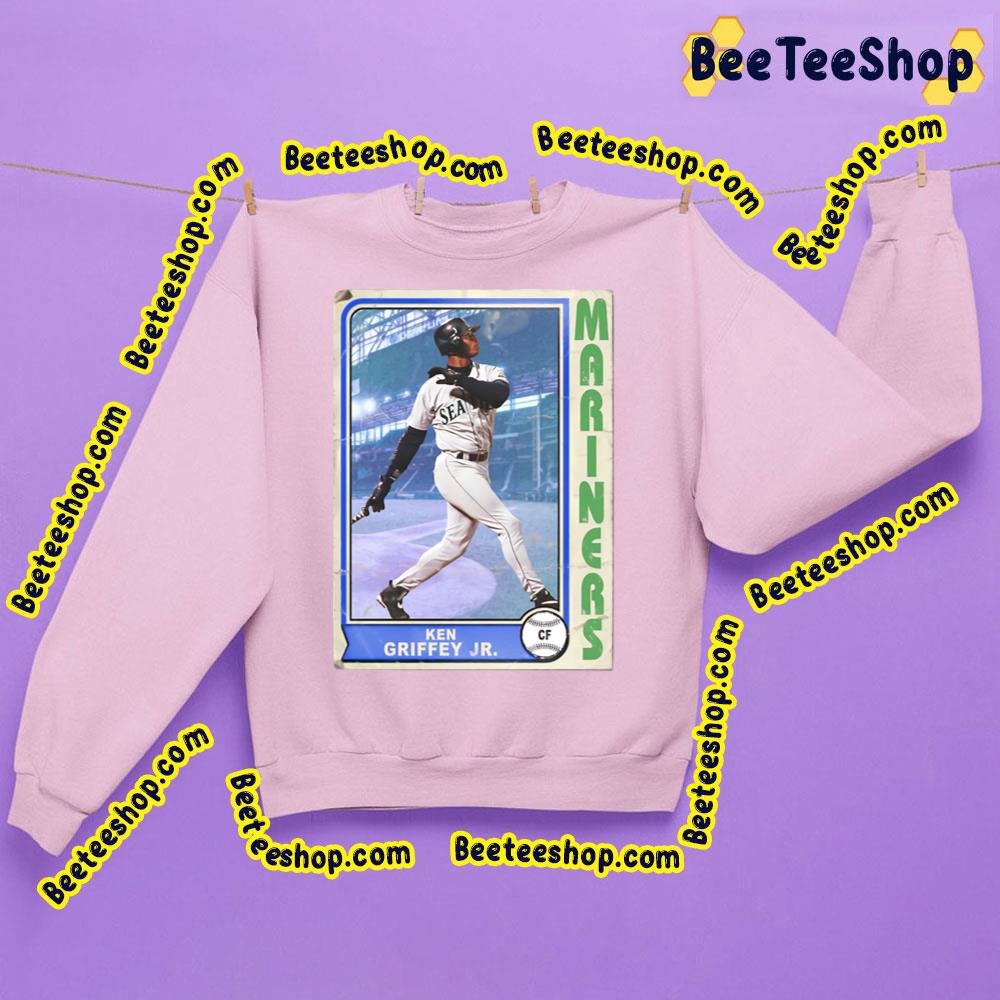 Retro Ken Griffey Jr Baseball Card Baseball Trending Unisex Sweatshirt