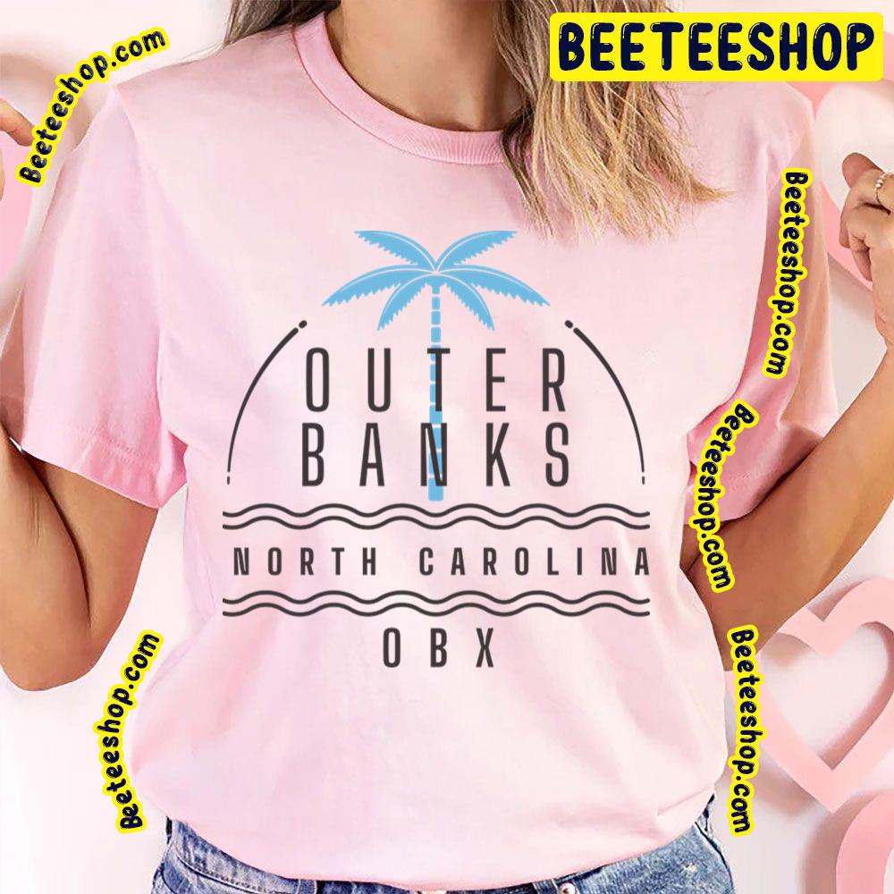 Retro Outer Banks Palm Tree Trending Unisex T-Shirt