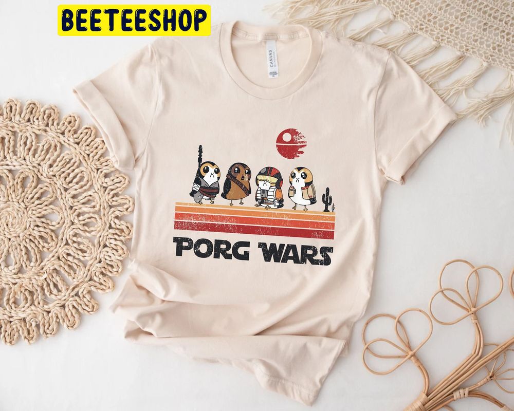 Retro Star Wars Porg Wars Trending Unisex T-Shirt