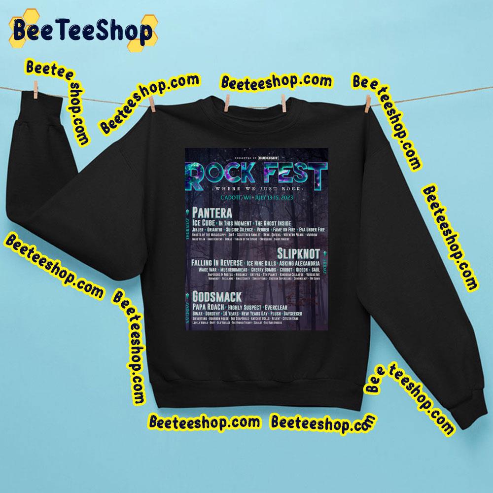 Rock Fest Where We Just Rock July 2023 Trending Unisex Sweatshirt