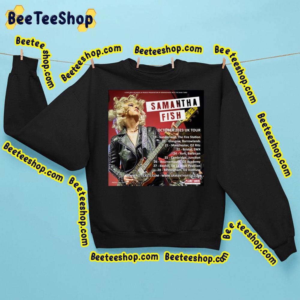 Samantha Fish October 2023 Uk Tour Trending Unisex Sweatshirt