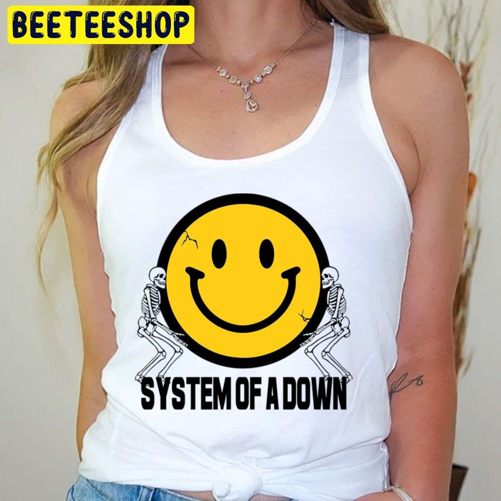 Smile Emot System Of A Down Trending Unisex T-Shirt
