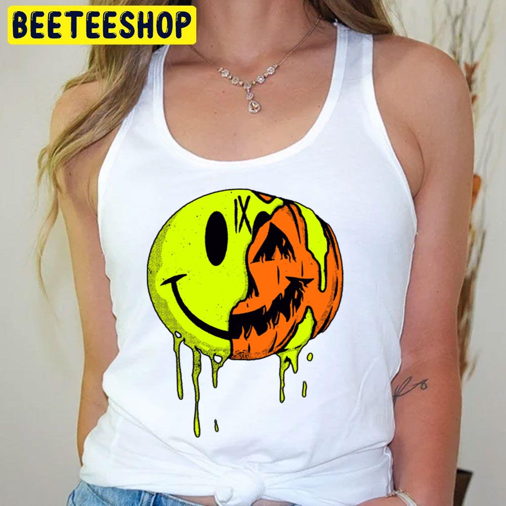Smile Face Pumpkin Halloween Trending Unisex T-Shirt