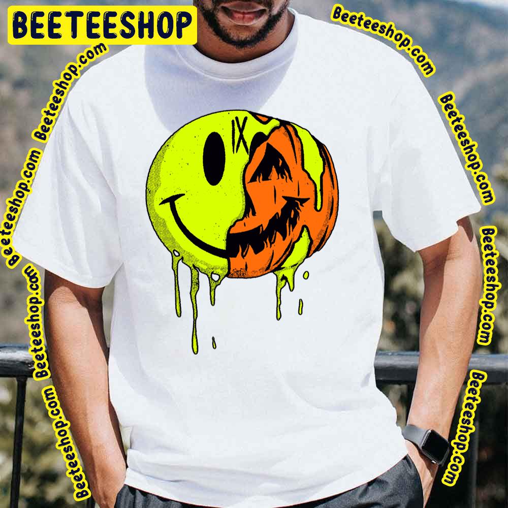 Smile Face Pumpkin Halloween Trending Unisex T-Shirt