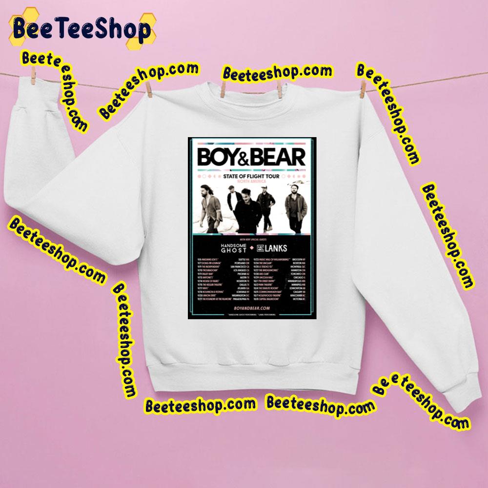 State Of Flight Tour North America Boy & Bear Tour Trending Unisex Sweatshirt
