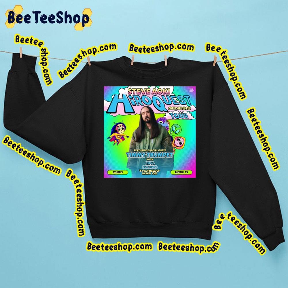 Steve Aoki Hiroquest Genesis Tour 2023 Trending Unisex Sweatshirt