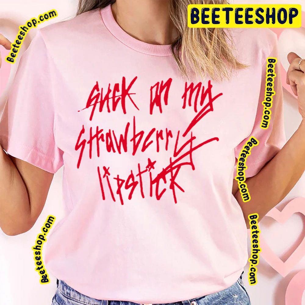 Suck On My Strawberry Yungblud Trending Unisex T-Shirt