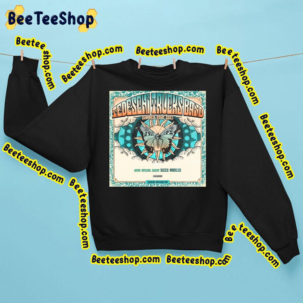 Tedeschi Trucks Band Summer Tour 2023 Blue Art Trending Unisex Sweatshirt