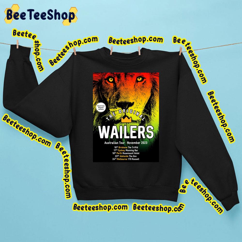 The Original The Wailers Australian Tour November 2023 Trending Unisex Sweatshirt