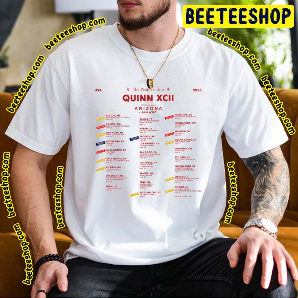 The People’s Tour Dates 2023 Quinn Xcii, Arizona & Julia Wolf Trending Unisex T-Shirt